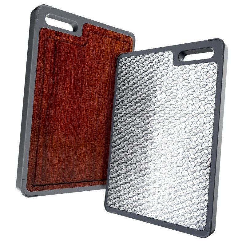 Stainless Steel Ebony Cutting Board Antibacterial and Mildewproof Double-Sided Cutting Board